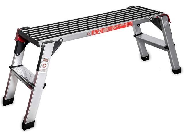 Adam's Polishes Standard Step Stool - Folding Foot Stool Ladder Or Work Bench For Auto Detailing Garage DIY Tool & Household Projects - Use During.