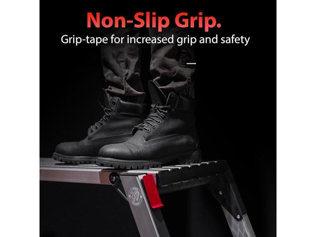 Adam's Polishes Standard Step Stool - Folding Foot Stool Ladder Or Work Bench For Auto Detailing Garage DIY Tool & Household Projects - Use During...
