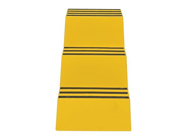 Vestil VST-3-Y Polyethylene Step Stool, 3 Step, Yellow