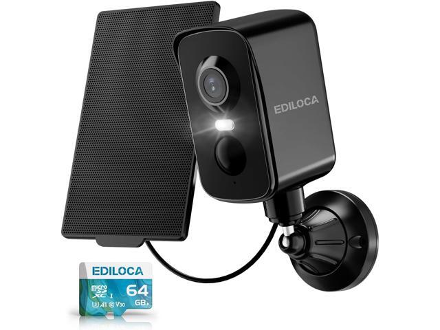 Security Camera Wireless Outdoor, 2K Pan Rotating 300° Solar Panel Battery Powered WiFi Camera with PIR Human Detection, Color Night Vision, 2-Way...