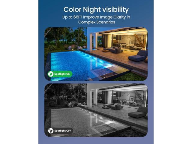 FOSCAM 5MP Security POE IP Camera Outdoor/Indoor, T5EP 3K Home Security Surveillance Cameras with 2-Way Talk, AI Detect Human/Vehicle,Color Night...