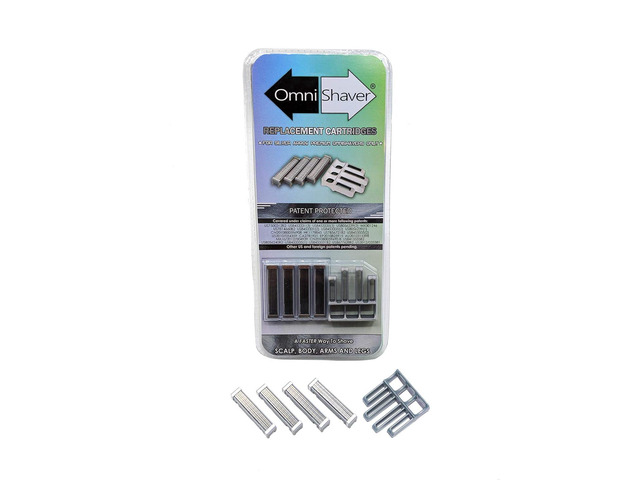 Premium Omnishaver Replacement Cartridge Refill Kit with Blade Removal Tool - Self Cleaning & Self-Stropping Shaving Razors for Men & Women - Safe...