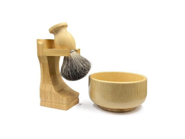 Shaving Brush Set, Pure Badger Shave Brush & Bamboo Bowl with 2 in1 Shaving Stand,Complete Men’s Wet Shaving Kit, Eco-Friendly Bamboo Handle,. Shaving Brush Set, Pure Badger Shave Brush & Bamboo Bowl with 2 in1 Shaving Stand,Complete Men’s Wet Shaving Kit, Eco-Friendly Bamboo Handle,.