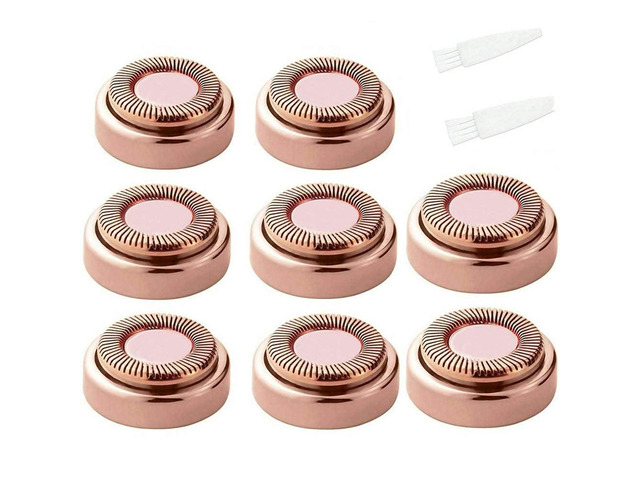 For Flawless Hair Remover 8pcs Replacement Heads Count Replacing Blades Cleaning(8PCS, GEN 1)