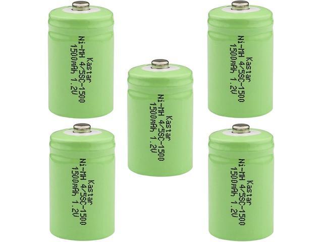 Kastar 5 Pcs Ni-MH Battery 1.2V 1500mAh Replacement for Wah 00745-301 00745301 93148-100 93148100 415745-101 415745101 9816 9916 9918 9920 9925...