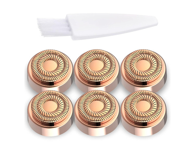 Facial Hair Remover Replacement Heads: Compatible with Finishing Touch Flawless Facial Hair Removal Tool for Women As Seen On TV 18K Gold-Plated...
