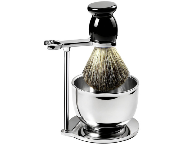 GRUTTI Shaving Brushes Kit For Men, 3 In 1 Shaving Brush Set Includes Shaving Brush, Shaving Bowl, Shaving Stand