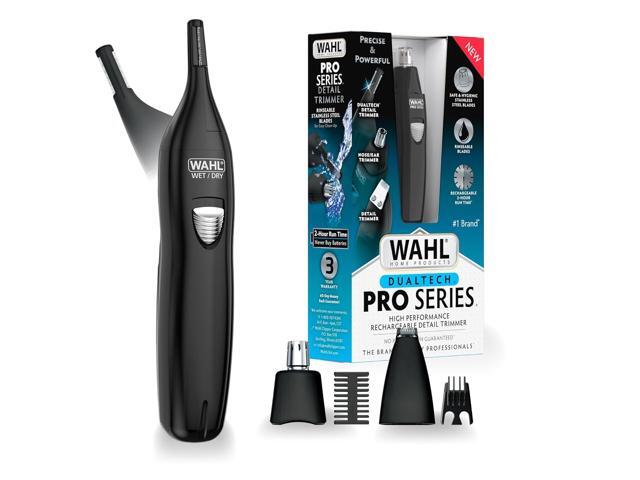 Wahl Pro Series Rechargeable Eyebrow, Ear & Nose Hair Trimmer for Men Painless DualTech Eyebrow Trimmer & Facial Hair Removal Device Model 3025656