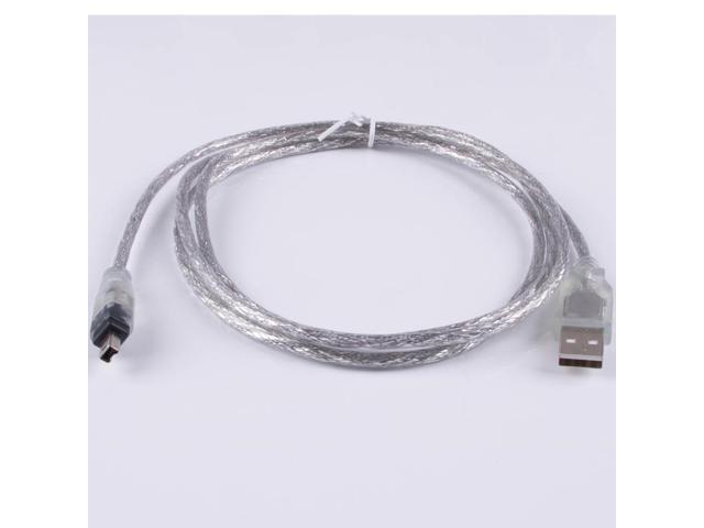 USB 2.0 A Male to Firewire IEEE 1394 4 Pin Male iLink Adapter Cord firewire 1394 Cable for SONY DCR-TRV75E DV Camera Cable 5FT