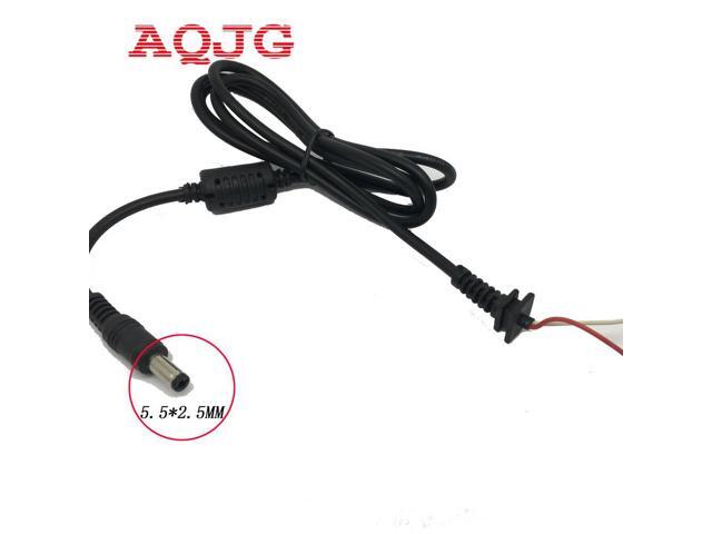 DC 5.5x2.5mm / 5.5*2.5mm Power Cable for Lenovo Toshiba Acer Laptop Power Adapter Supply Charger DC Jack Cord Cable Black