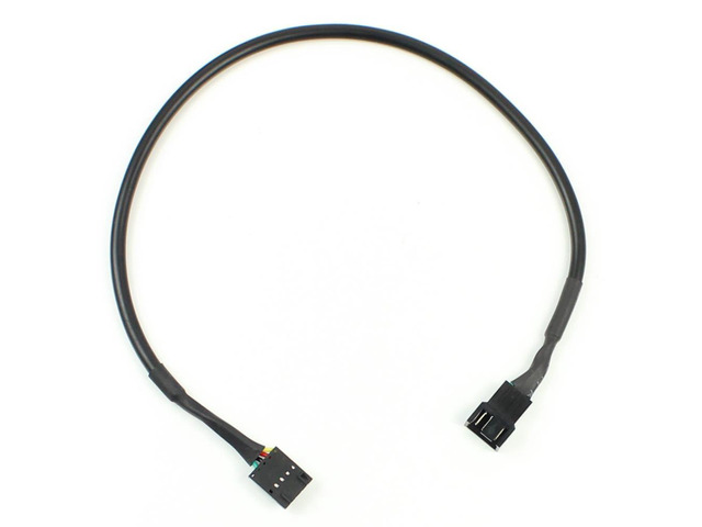 5Pin to 4Pin Fan Connector Adapter Converter Extension Cable Wire for Dell styles 5 pin Latch styles PC Laptop 40cm
