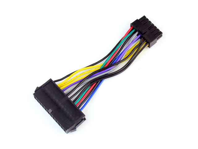 15cm 24 pin to 14 pin Power Supply Cable Cord 18AWG Wire ATX Adapter Cable for Lenovo Dell Q77 B75 A75 Q75 Motherboard