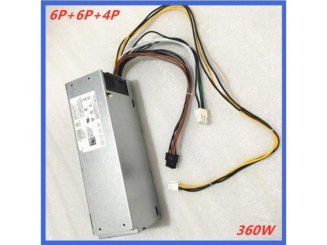 Power Supply Adapter For Dell 3050 3650 7050 V3669 H360EGM-00 360W H360EGM-00 VM8KR L360EGM-00 8HKG7 HU365EM-00 Power Supply
