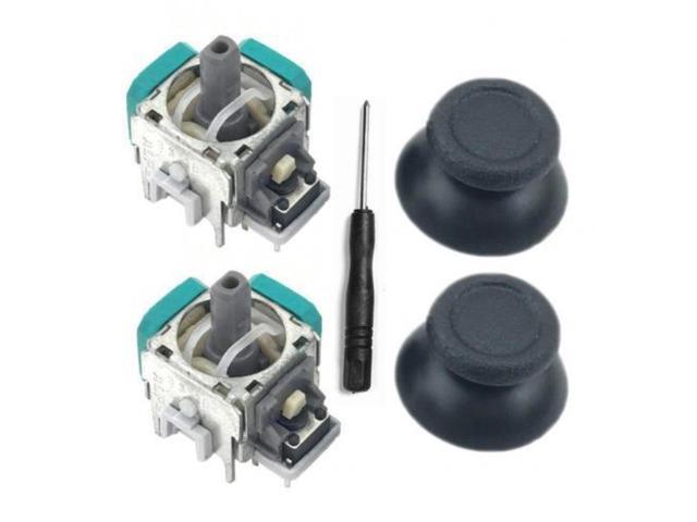 2 Pcs Analog Thumb Joystick Repair Parts Dual-Shock Replacement for Sony PlayStation 4 PS4 Pro Slim Controller Game Accessories