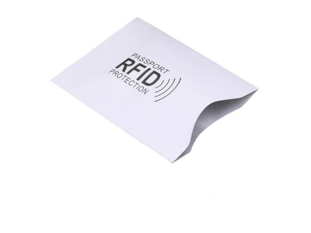 10pcs Silver Anti Scan RFID Sleeve Protector Credit ID Card Aluminum Foil Holder Anti-Scan Card Sleeve