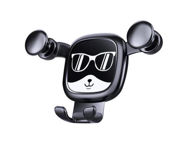 Funny Car Phone Bracket Universal Simple Operation Compact Car Dog Shape Mobile Phone Gravity Stand