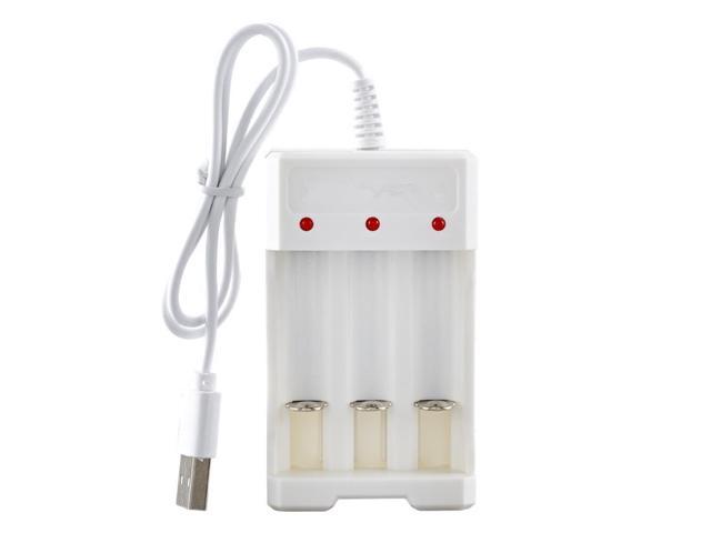 Universal USB Output 3 Slots Charger Adapter For AA / AAA Rechargeable Quick Charge Charging Tools