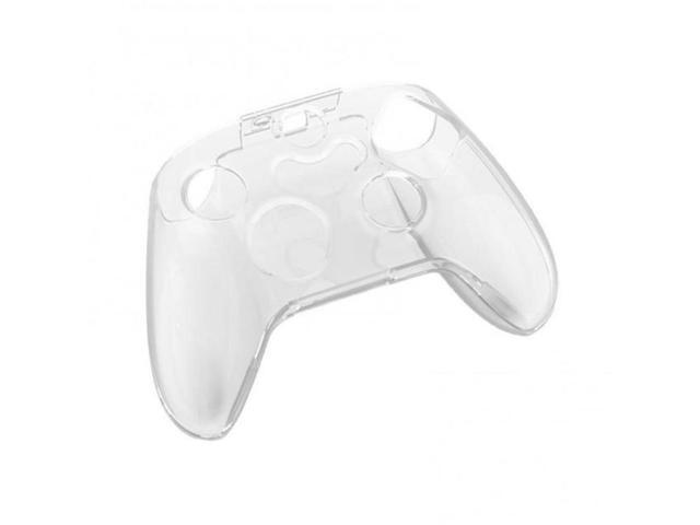 Drop-Resistant Crystal Transparent Shell Anti-slip Dust-Proof Protective Cover for Xbox Series S/X Console Controller Gamepad
