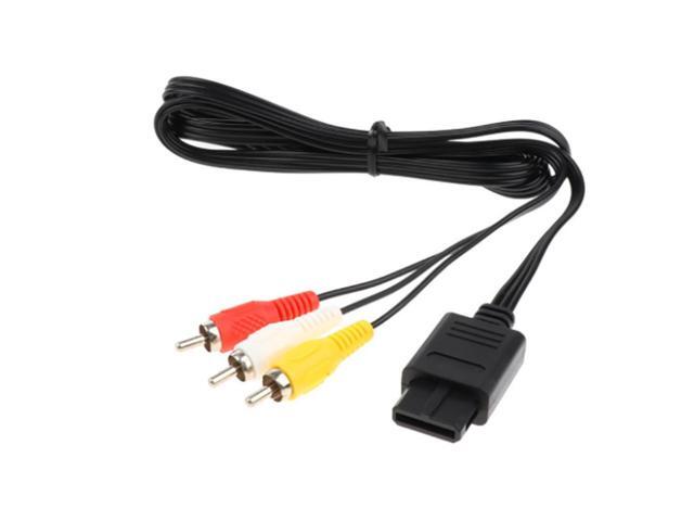 1.8M for Nintendo 64 Audio TV Video Cord AV Cable to RCA for Super Nintendo GameCube N64 SNES Game Cube Accessory