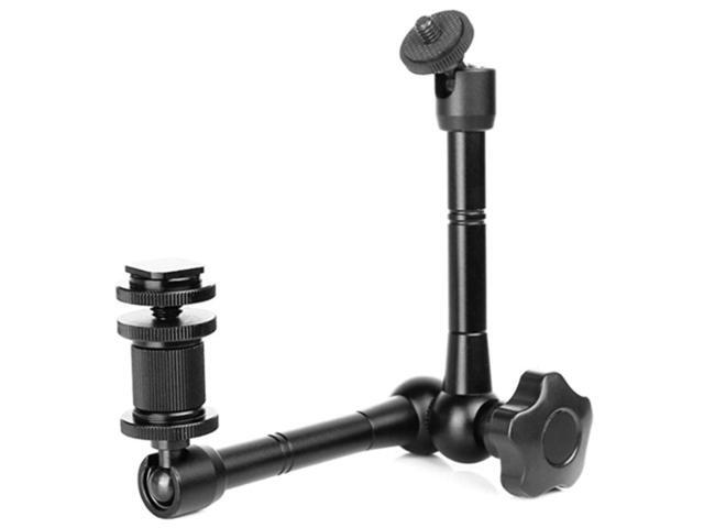 Upgraded 11 Inch Friction Arm for Camera Monitor Metal Mount Fixed Frame Adapter