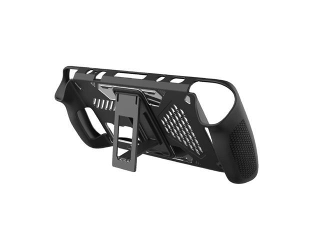 Protective-Case Flexible TPU Soft Cover for Steam Deck Gamepad Housing with Support Bracket Shockproof Skin Bumper