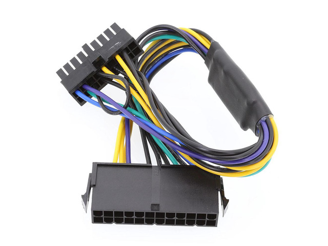 PSU ATX 24Pin to 18Pin Adapter Converter Power Cable Cord for HP Z420 Z620 Desktop Workstation Motherboard 18AWG 30CM