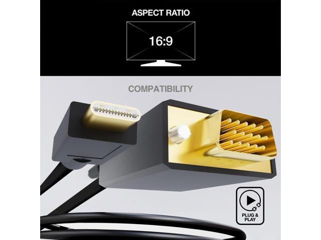 USB-C TO VGA CABLE (6.5 FT)