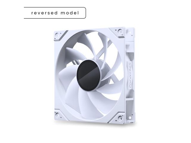 Phanteks M25-140 Gen2 Reversed Blade, 140mm ARGB High Performance Cooling Fans, Daisy-chain Unified Fan Frame, Infinity Mirror hub, single cable...