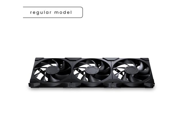 Phanteks M25-140 Gen2 Triple Pack, Daisy Chain Unified Fan frame, 3x 140mm PWM High Performance Cooling Fan, Black