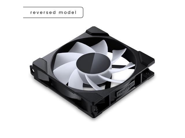 Phanteks M25-120 Gen2 Reversed Blade, 120mm ARGB High Performance Cooling Fans, Daisy-chain Unified Fan Frame, Infinity Mirror hub, single cable...