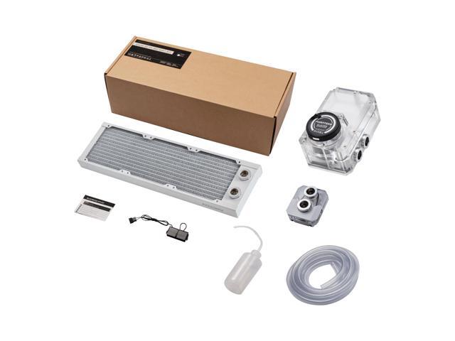 Phanteks Glacier EZ-Fit 360 SOFT-KIT, Complete DIY Water-Cooling Kit, CPU-Block, Reservoir, 360x30mm Radiator, Soft Tube, RGB, Integrated 16mm...