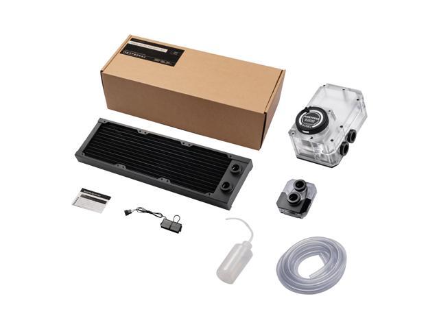 Phanteks Glacier EZ-Fit 360 SOFT-KIT, Complete DIY Water-Cooling Kit, CPU-Block, Reservoir, 360x30mm Radiator, Soft Tube, RGB, Integrated 16mm...