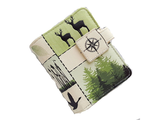 Shagwear Wild Life Small Zippe Wallet