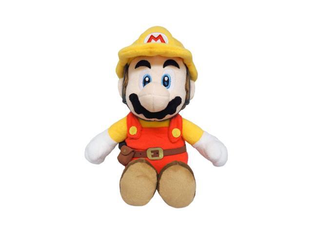 Little Buddy Super Mario Builder Mario 10 Inch Plush Figure