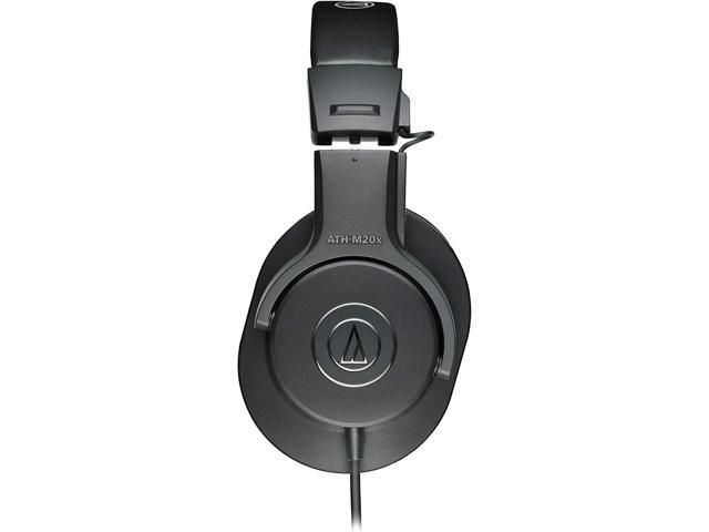 Audio-Technica ATH-M20X Professional Studio Monitor Headphones, Black