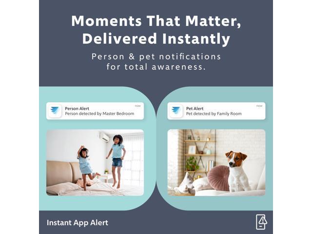 Swann - EVO 2K HD Indoor Wi-Fi Security Camera: Plug-in, motion detection, night vision, 2-way talk, local/cloud storage - White - image 4