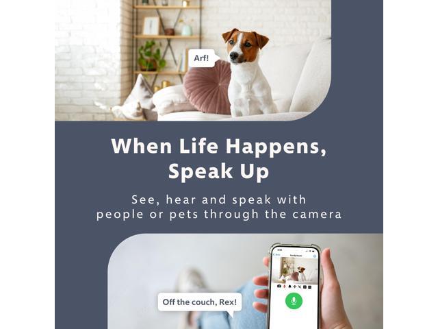 Swann - EVO 2K HD Indoor Wi-Fi Security Camera: Plug-in, motion detection, night vision, 2-way talk, local/cloud storage - White - image 5