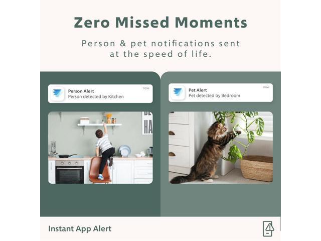 Swann - EVO 2K HD Pan-Tilt Indoor Wi-Fi Security Camera W/ Auto Tracking, Motion/Pet/Person Detection, Night Vision, 2-Way Talk - White - image 5