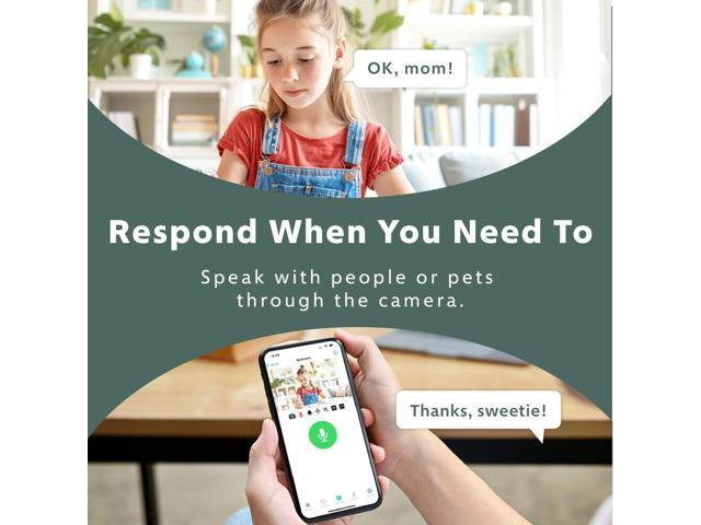 Swann - EVO 2K HD Pan-Tilt Indoor Wi-Fi Security Camera W/ Auto Tracking, Motion/Pet/Person Detection, Night Vision, 2-Way Talk - White - image 4