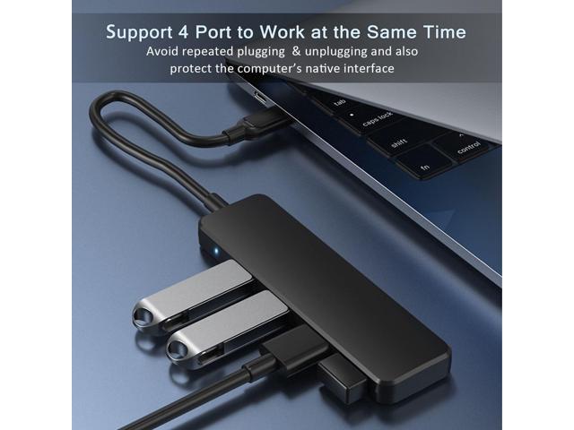 KEHIPI USB C Hub with 4 USB 3.0 Female Ports, USB C Splitter USB Extender for C Port Laptop, iMac Pro, MacBook, iPad Pro, Dell, Acer, HP, ASUS,...