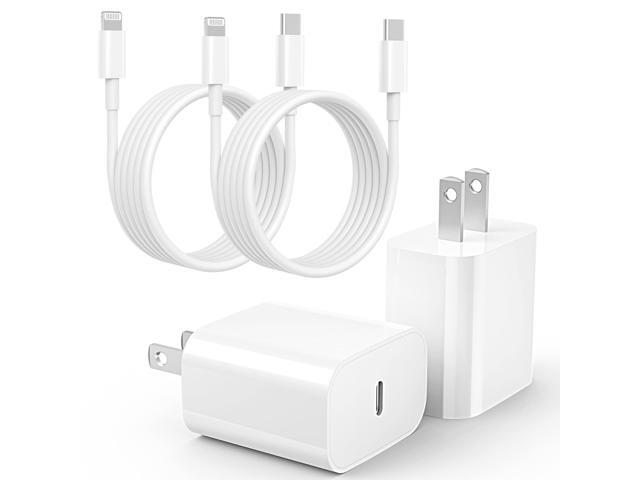 KEHIPI iPhone 14 13 12 11 Charger Fast Charging [MFi-Certified], 20W Type-C Fast Charger Blocks with 6FT USB C to Lightning Cables Compatible with...