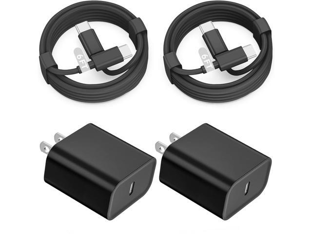 KEHIPI Fast iPad Charger,iPad Charger Fast Charging 2Pack Wall Chargers Plug Adapter and Type C USB C to C Cable Cord 6ft Type C to C for iPad Pro...