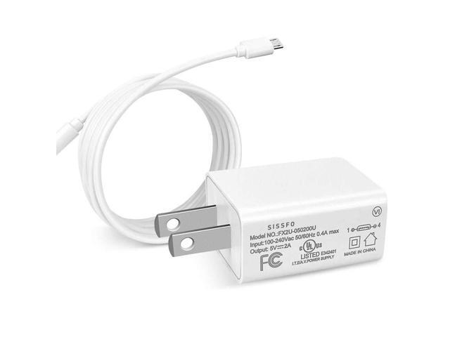 KEHIPI Micro Wall Charger Compatible with Samsung Galaxy Tab A 10.1 (2016), 8.0, 7.0, 9.7, Tab E, S2, Tab 4, 3, SM-T580/ 550/530/ 387/585/ 290/295...