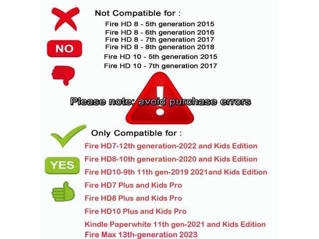 KEHIPI 5A Fast USB-C 10ft-2Pack Extra Long Charging Cables - Compatible with Fire HD 8/10/10 Plus, Paperwhite 11th Gen, Fire Max 11, Kids Pro