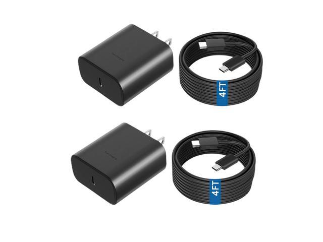 KEHIPI 45 W USB C Charger Block,Super Fast Charge Type-C Adapter, USB Wall Charger for Samsung S22/22 +/S21/S20, and More. (Black)