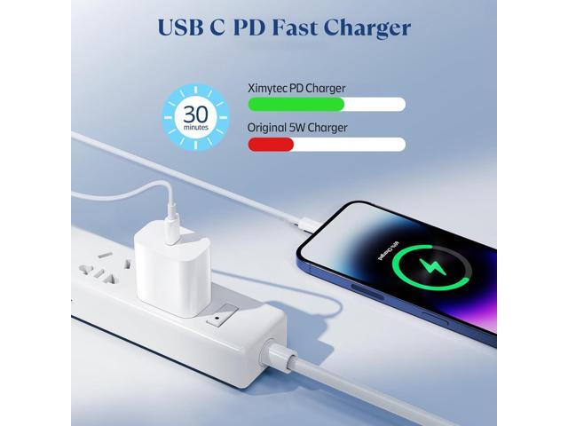 KEHIPI i Phone 16 ChargerType c Charger Fast ChargingUSB Power Adapter with c to c Charging Cablesc Wall Chargers Block for iPhone 16 15,2-Pack