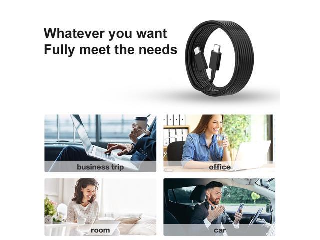 KEHIPI 3 Pack C to C Cable Fast Charging, USB C to USB C Cable Charger Cord for iPhone 16/16 pro/15, Galaxy S25 S24, iPad Pro/Air, MacBook Pro/Air...
