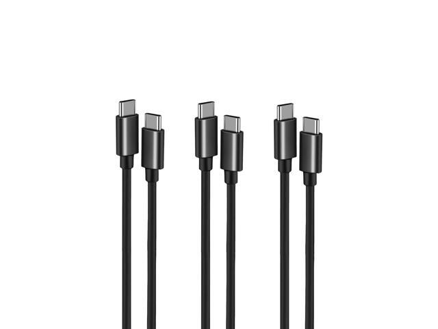 KEHIPI 3 Pack C to C Cable Fast Charging, USB C to USB C Cable Charger Cord for iPhone 16/16 pro/15, Galaxy S25 S24, iPad Pro/Air, MacBook Pro/Air...