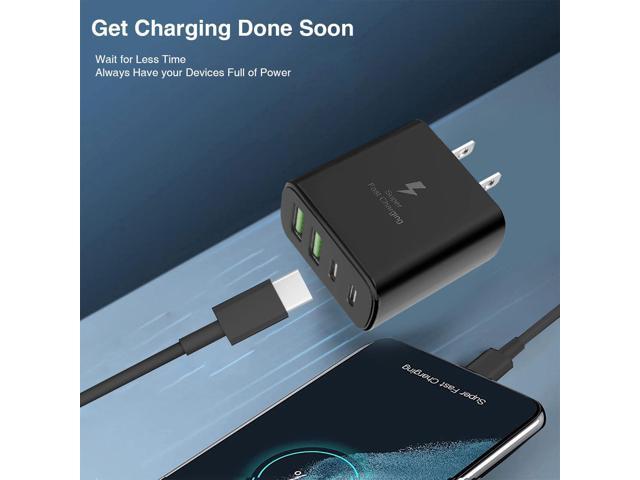 KEHIPI 4 - in - 1 Fast Charger, USB Power Adapter, USB C Wall Charger, Multi - Port USB Charger Block for iPhone 16 15 Pro
