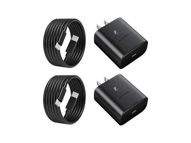 KEHIPI Fast Charger, USB C Port Adapter, Wall-Mounted Cube Charging Block. Type-c Mobile Phone Charger with C to C Cable is Suitable for Samsung...